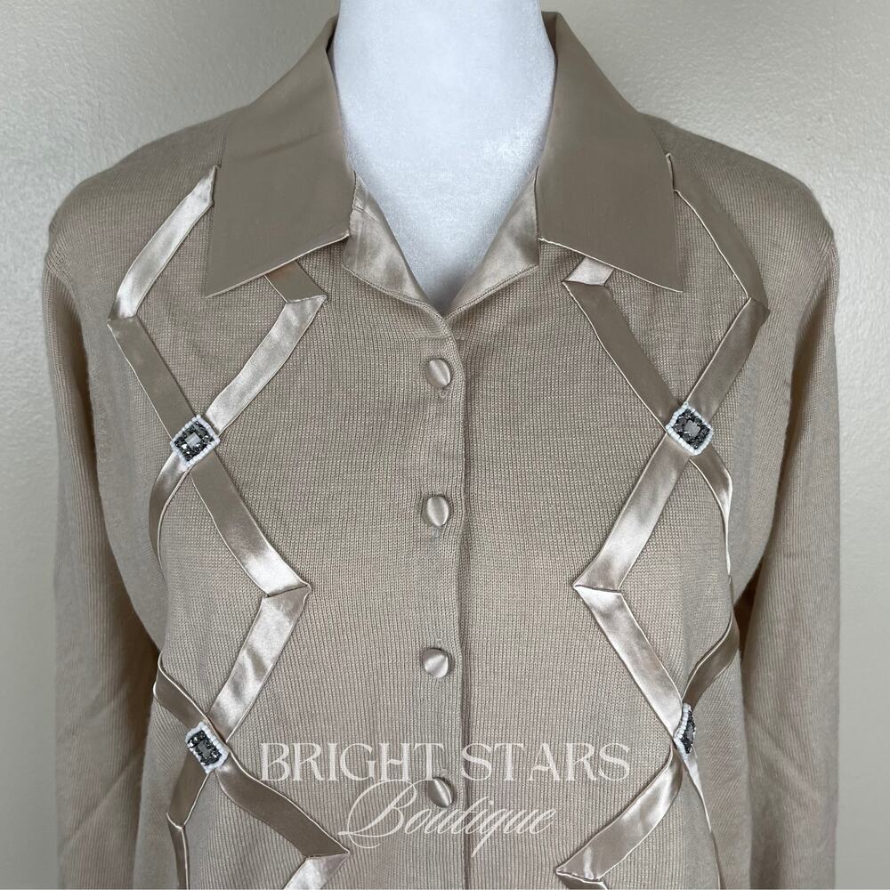 Rare Cardigan ASO Anya Buffy the Vampire Slayer Wool Silk Blend Classic - Picture 7 of 13